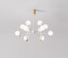 Cream Style Solid Wood Magic Bean Chandelier