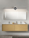 Creative geometric long strip mirror front wall lamp