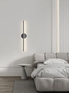 Creative geometric long strip mirror front wall lamp