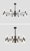 Nordic led candle chandelier