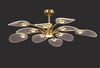 Light luxury lotus leaf chandelier