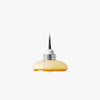 Retractable glass dining pendant light