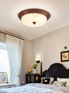 American retro bedroom ceiling lamp