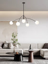 Geometric line molecular magic beans chandelier