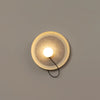 Nordic creative glass bedside corridor wall lamp