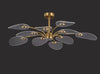 Light luxury lotus leaf chandelier