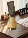 Cream Pear Table Lamp