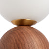 Vintage Walnut Table Lamp