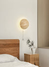 Yellow Travertine Bedroom Wall Lamp