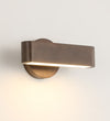 Solid wood LED wall light