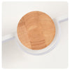 Minimalist solid wood strip LED wall light