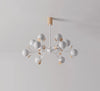 Cream Style Solid Wood Magic Bean Chandelier