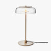 Blossi Table Lamp Modernism Golden Glass Shaded Table Lamp for Bedroom