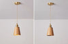 Solid wood all-copper small chandelier