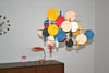 Colorful solid wood creative chandelier