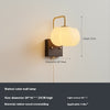 Creative cotton shape solid wood wall lamp