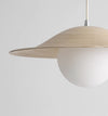 Cream style glass dining pendant light