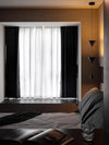 Minimalist conical bedroom bedside background wall chandelier