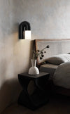 Creative personality solid wood wall lamp