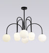 Line Magic Bean Glass Chandelier