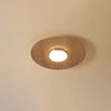 Ultra-thin walnut color aisle ceiling lamp