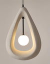 Wabi-sabi style water drop dining pendant lamp