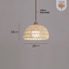 Original wood cream style rattan chandelier