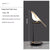 Nordic creative bird bedroom table lamp