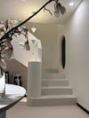 Minimalist conical bedroom bedside background wall chandelier