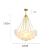 Cream Bubble Ball Chandelier