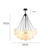 Cream Bubble Ball Chandelier