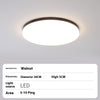 Ultra-thin solid wood LED ceiling light