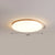 Ultra-thin solid wood LED ceiling light