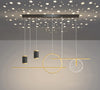 Creative full star dining table chandelier