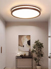 Solid wood LED ceiling light