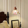 Vintage solid wood butterfly bedside chandelier