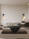 Minimalist LED bedroom double head wall lamp