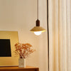 Wabi-sabi style ceramic bedroom pendant light