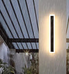 Black strip LED courtyard aisle wall light