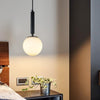 Nordic sphere bedroom bedside chandelier