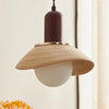 Wabi-sabi style ceramic bedroom pendant light