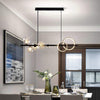 Long Magic Bean Glass Dining Chandelier