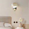 Cream style mushroom bedroom bedside wall lamp