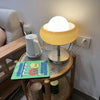 Medieval vintage egg tart table lamp