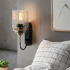 Vintage Funnel Glass Wall Light