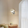 Cream style mushroom bedroom bedside wall lamp