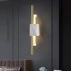 Marble bedroom bedside wall lamp