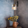 Vintage Funnel Glass Wall Light