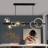 Long Magic Bean Glass Dining Chandelier