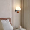 Cream style mushroom bedroom bedside wall lamp